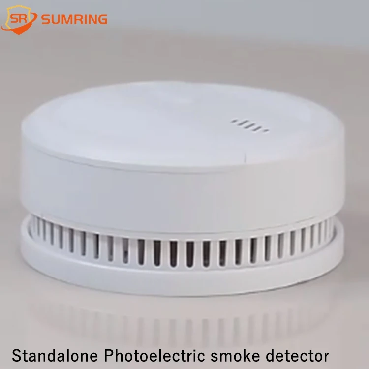 New Design Stand Alone Optical 9v Photoelectric Smoke Alarm Freestanding Smoke Alarms