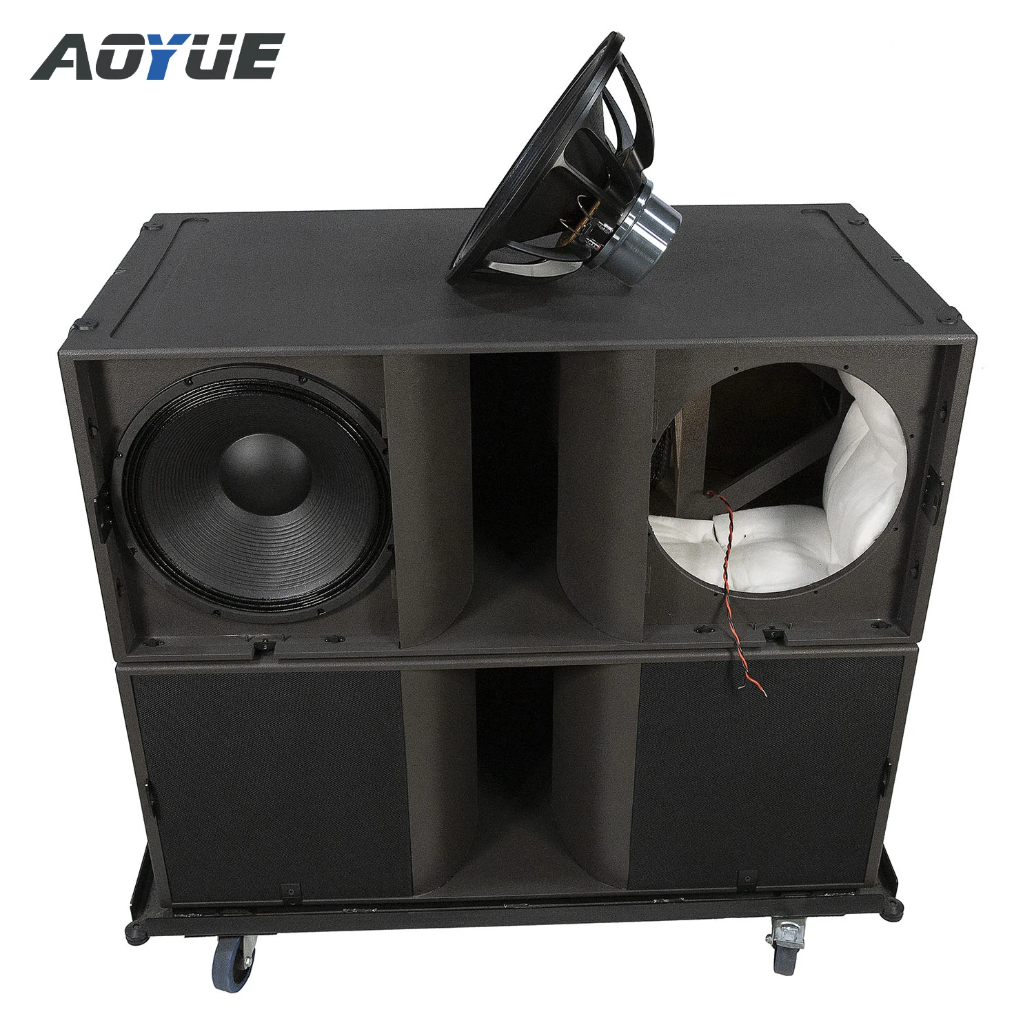KA28 subwoofer de double 18 pulgadas neodymium dj speakers dual 18 inch big bass subwoofer