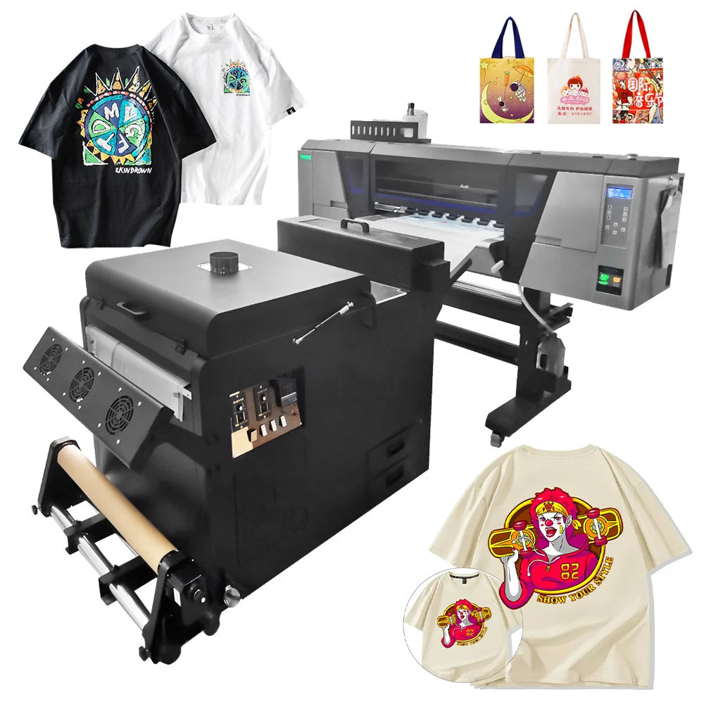 UV A3 dtf printer wholesale printing machine T-shirt direct to film printer with 2 or 4  XP600/i3200/i1600 head