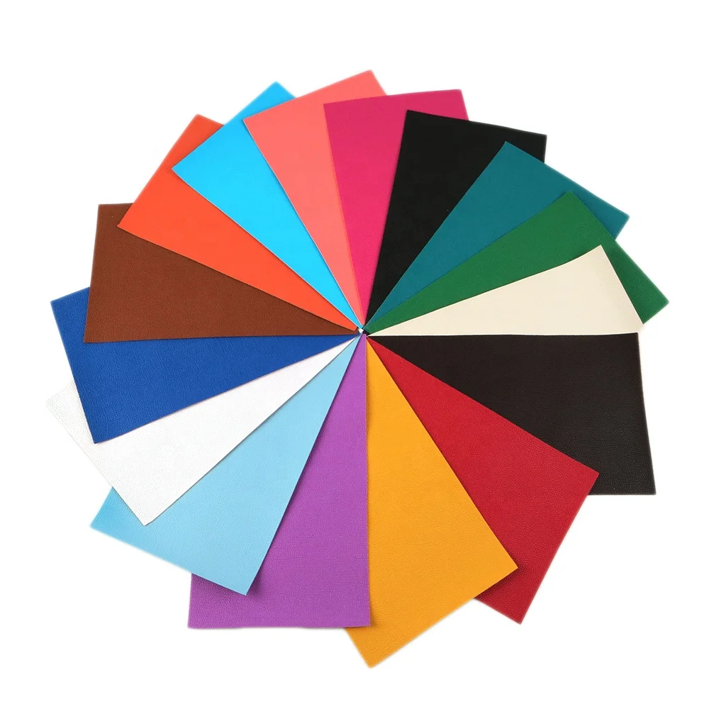 Lychee Grain Soft Vegan Faux Synthetic Leather Sheets For Diy Crafts 80713