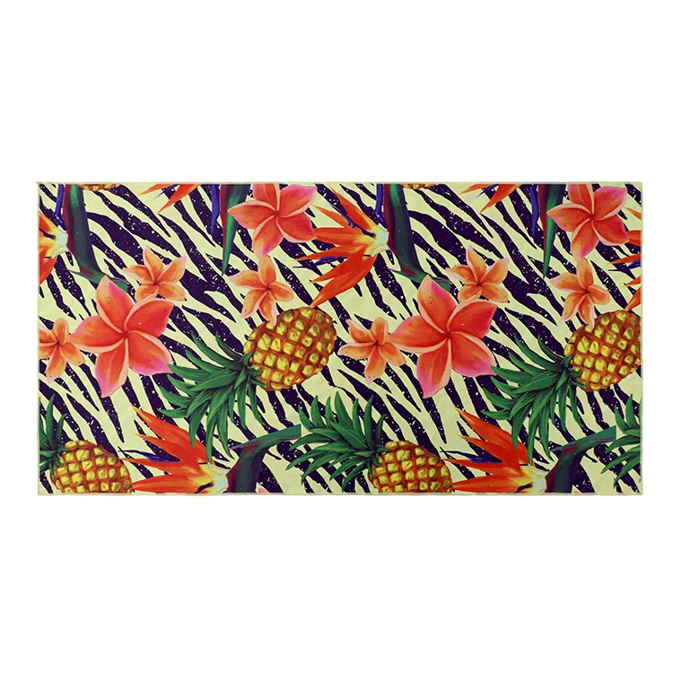 Пляжное полотенце из микрофибры большого размера с цифровым принтом и индивидуальным дизайном