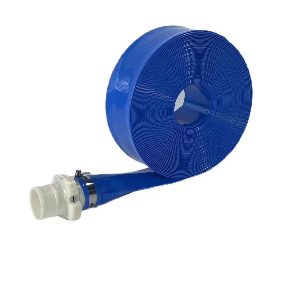 PE Plastic Tubes-Lay Flat Water Hose for Swimming Pool & Agriculture Irrigation Water Discharge Backwash Hose