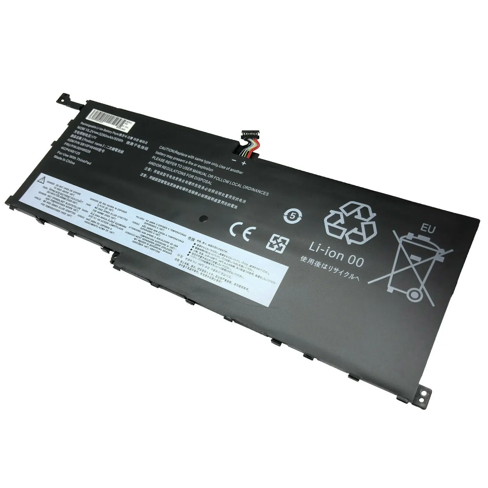 Genuine 00HW028 00HW029 Laptop Battery Replacement for Lenovo ThinkPad X1 Yoga 1st 2nd Gen Carbon 4th Gen Series Laptop