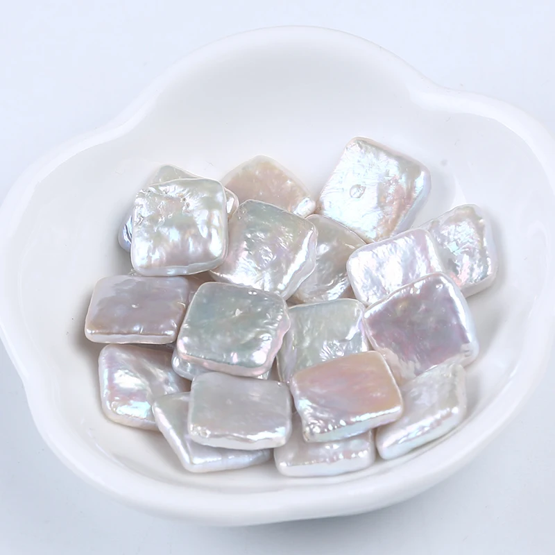 12 мм культивированный свободный прямоугольник прямоугольной неправильной формы барокко пресноводного жемчуга бусины для