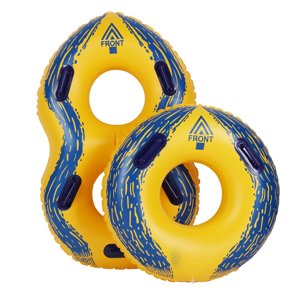 Heavy Duty Water Play Equipment Inflatable Triple River Floating Towable Tube for Sale