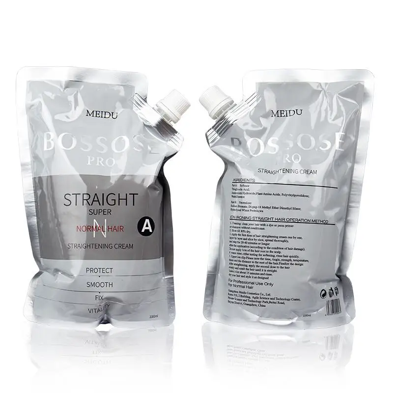 Bossose Manufacturer Salon Best Professional Rebonding Low Damage Permanent Hair Straightening Cream