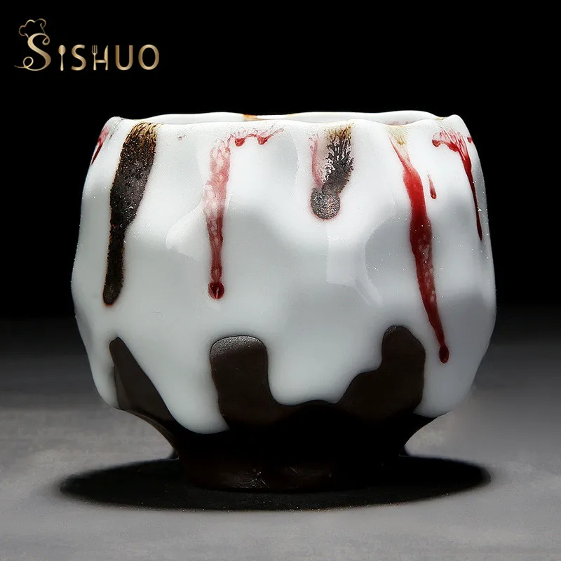 Japanese and Korean style tea cup Handmade Pottery ceramic coffee cup