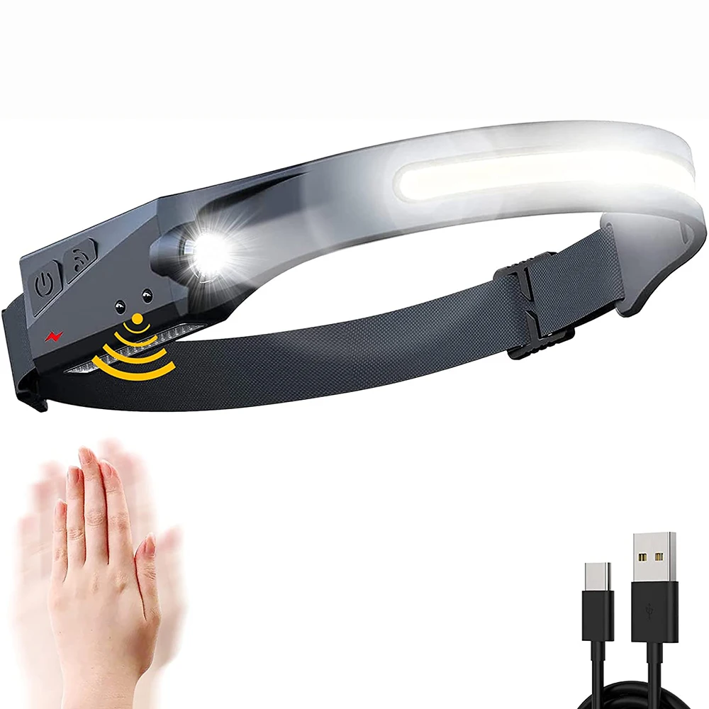 STARYNITE Amazon top seller LX200 230 degree illumination lightweight cob led headlamp