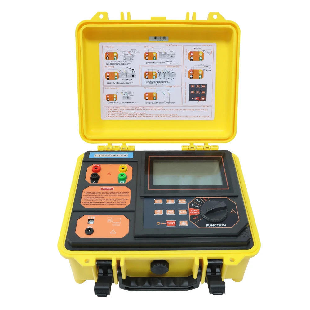 High Repurchase Rate Quick and Precise Digital Soil Resistivity and Ground Earth Resistance Tester