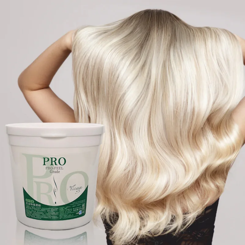 OEM ODM custom logo bleaching powder hair ash colour hair bleach powder and developer level 9 hair bleaching powder