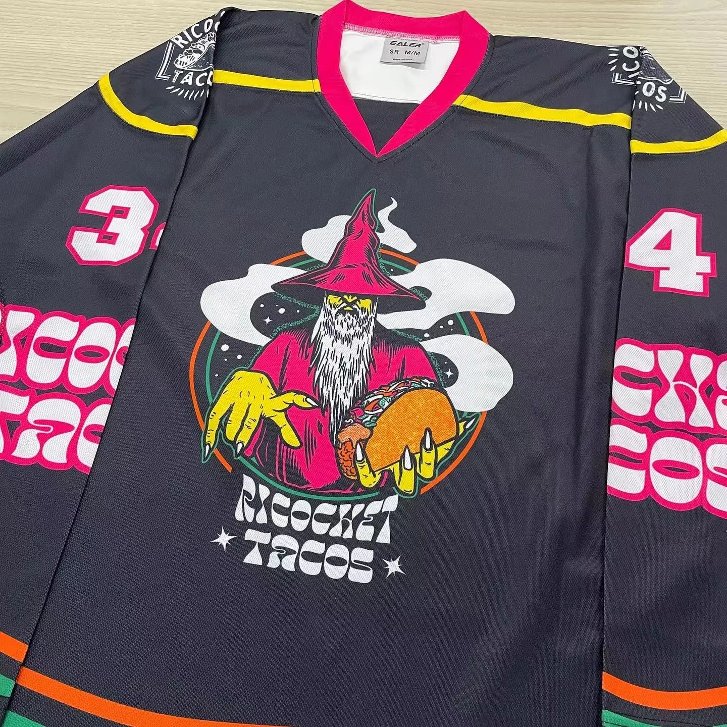Full Sublimation Printing hockey jersey with custom design