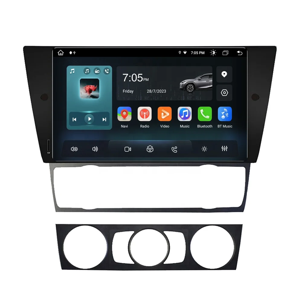 Автомагнитола RoadNavi Android 13 для BMW E90 E91 E92 E93 (2005-2012) CarPlay Gps Navi 4G 360 камера