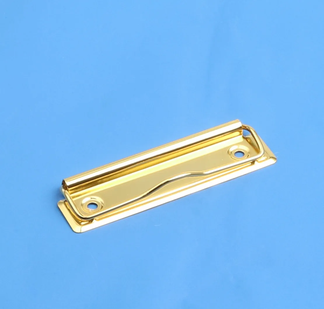 2024 hot sale Antique brass binder clip silver wire clipboard clips