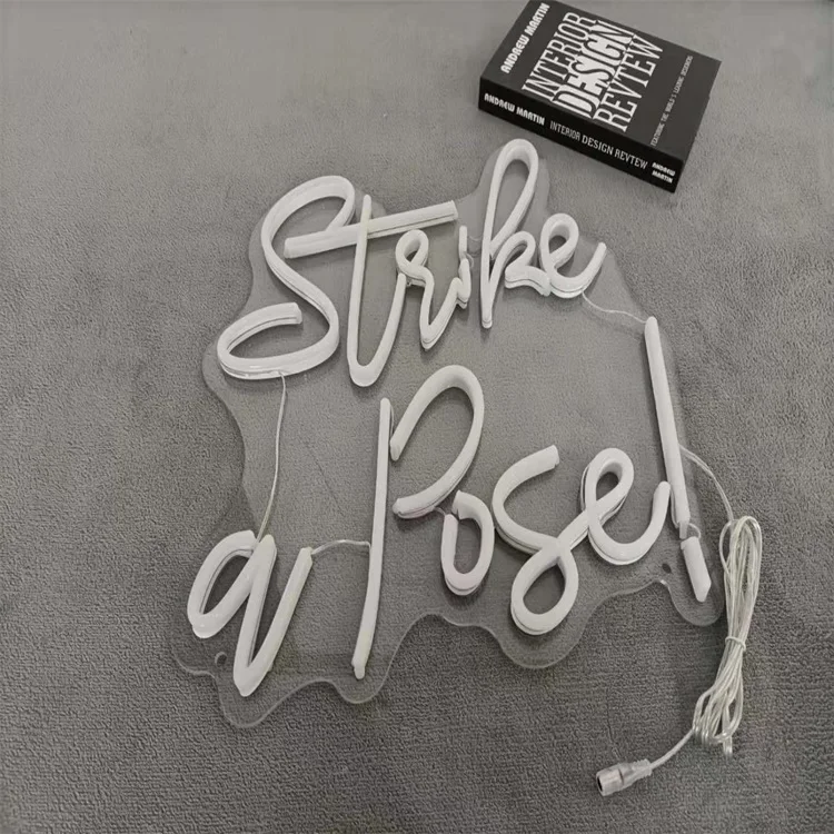 
OUX wholesale 12v electric flex advertising it was all a dream letter acrylic custom neon signs 