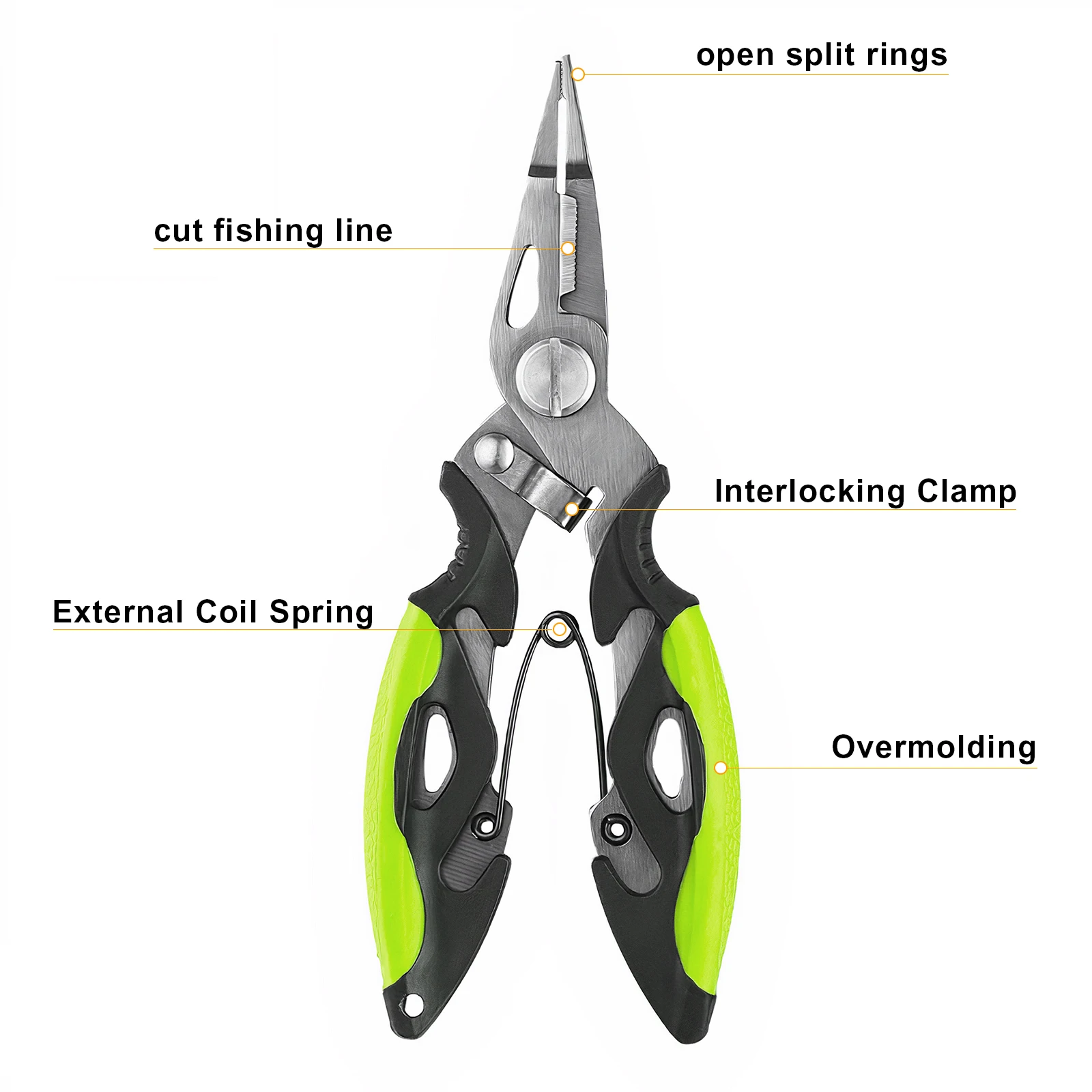 Высокое качество мини из нержавеющей стали Портативный многофункциональный Сплит кольцо сращиватели Рыбалка