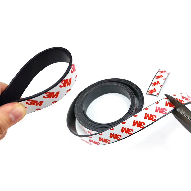 2022 Rubber Magnet Tape With 3M Adhesive Soft Magnetic Tape
