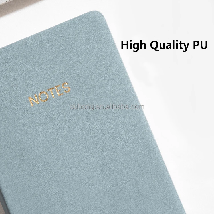 2023 Factory Hot Sale Office School Portable Pocket Leather Pu Notebook Stationery Supplies A6 Journal Notebooks