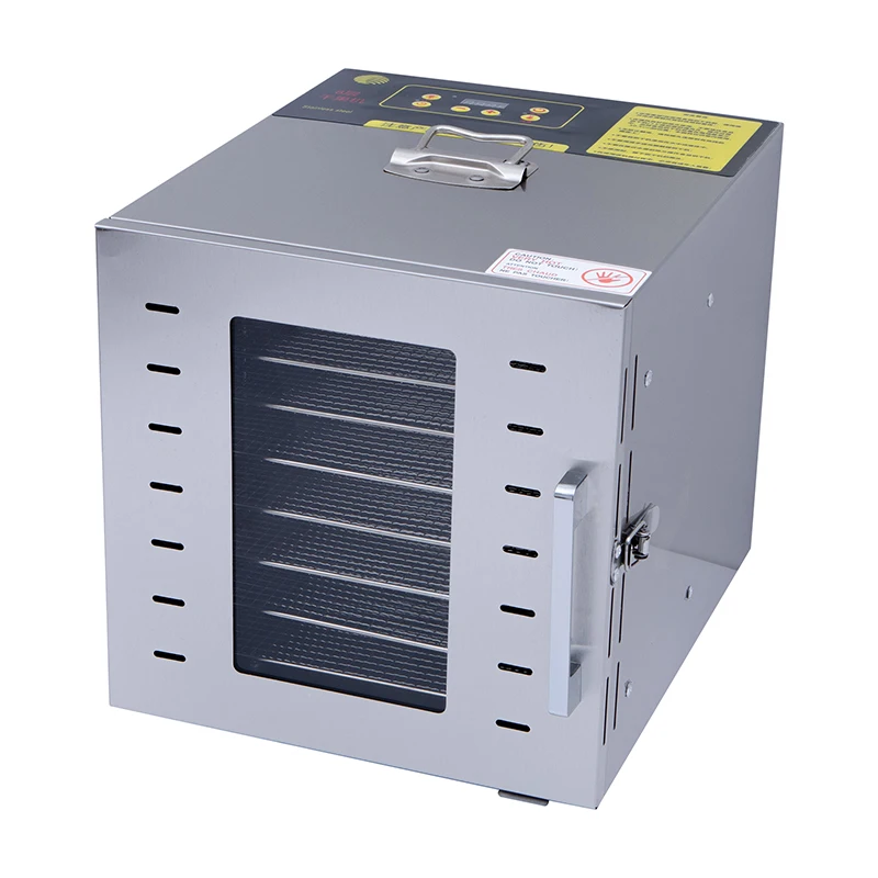 8 лотков из нержавеющей стали небольшой пищевой Дегидратор фруктов и овощей Сушилка для мяса сушилка мини-сушилка