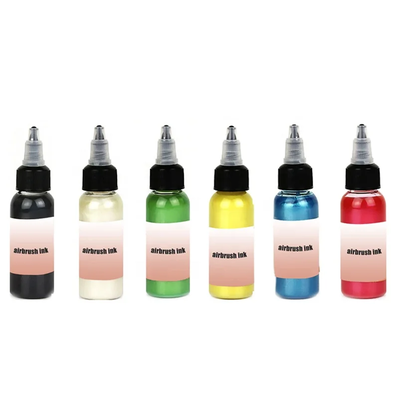 Wholesale tattoo pigments ink temporary tattoo Fluorescent Pearly color pigments ink