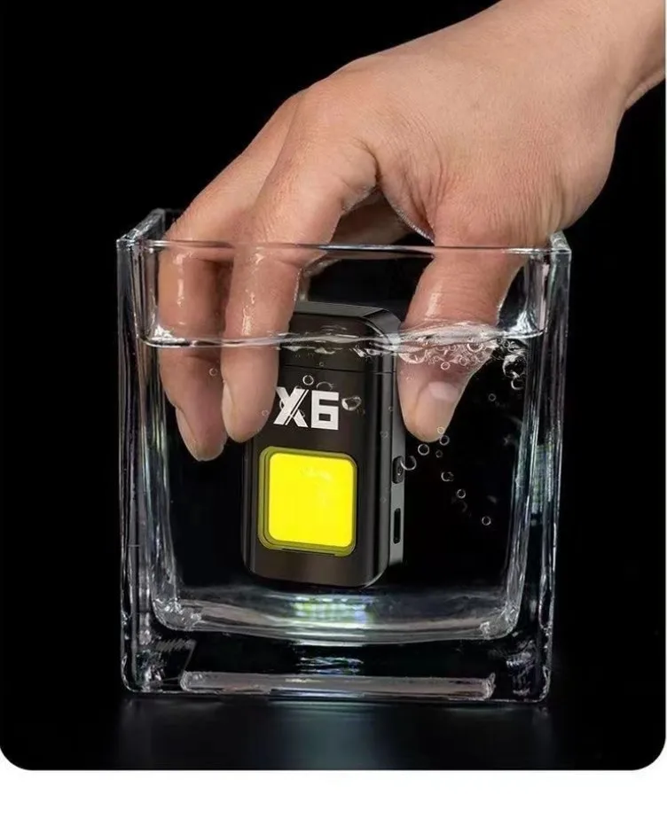 Multifunction USB Rechargeable Waterproof Camping Gadgets Dual Arc BBQ Lighter Survivable Work light With COB LED Flashlight