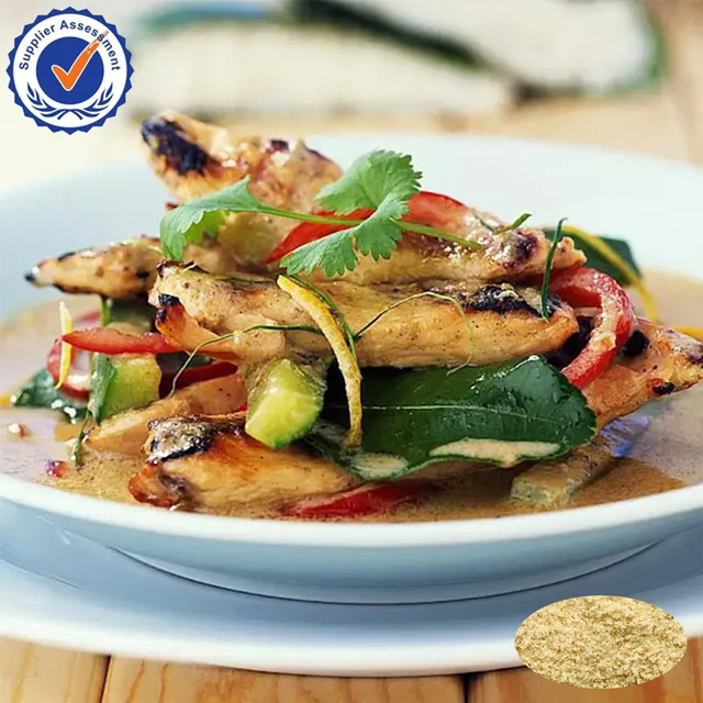 Factory make Dried Halal Mixed Seasoning Yellow Garlic Flavor Chicken Powder Essence