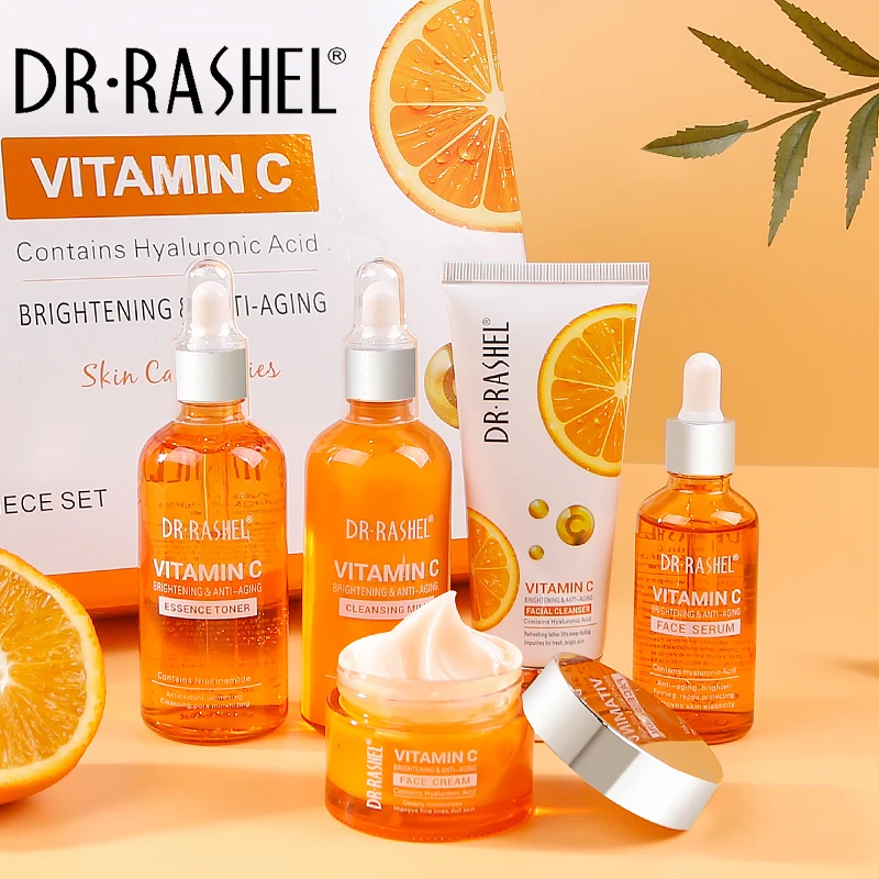 DR RASHEL Vitamin C brightens dark circles whitening brightening anti-aging skin care set 1557