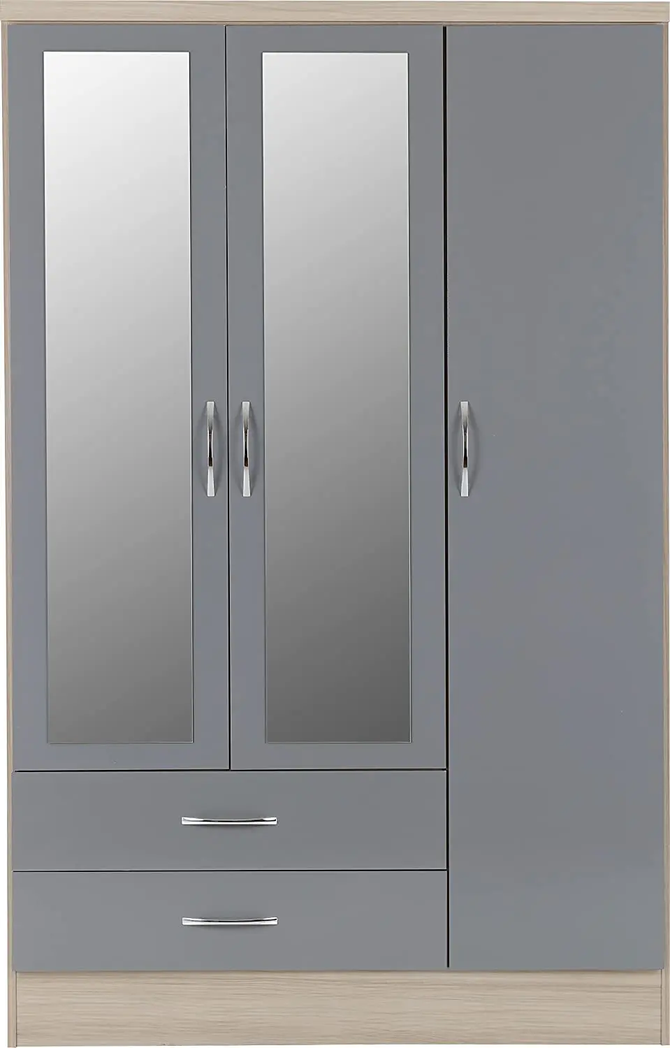 4 In 1 Mdf  Furniture Cheap Small Spaces Three Door Corner Bedroom Wooden Cheap Wardrobes Design Pictures For Sale