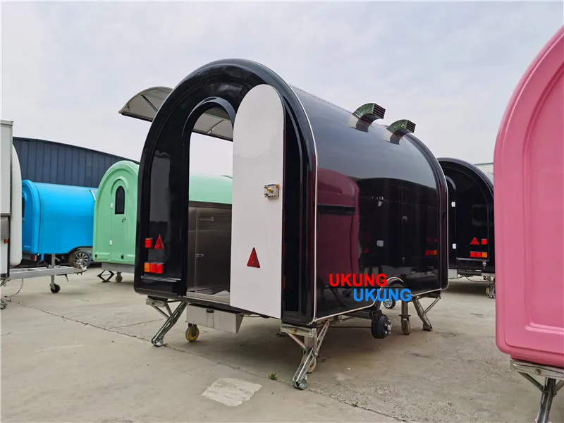 UKUNG food trailer for sale canada food trailer with deep fryer concession windows for food trailer