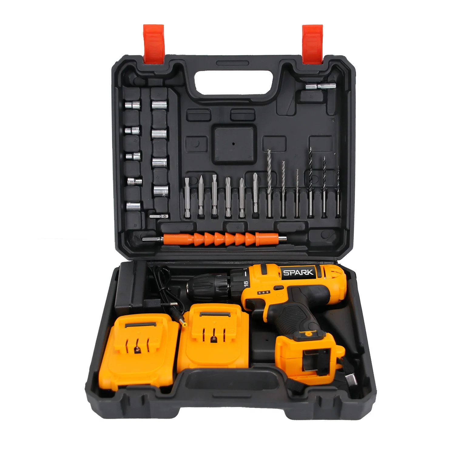 Original 18V Cordless Rechargeable Hand Drill Home Electric Screwdriver Battery Drilling Tools Set