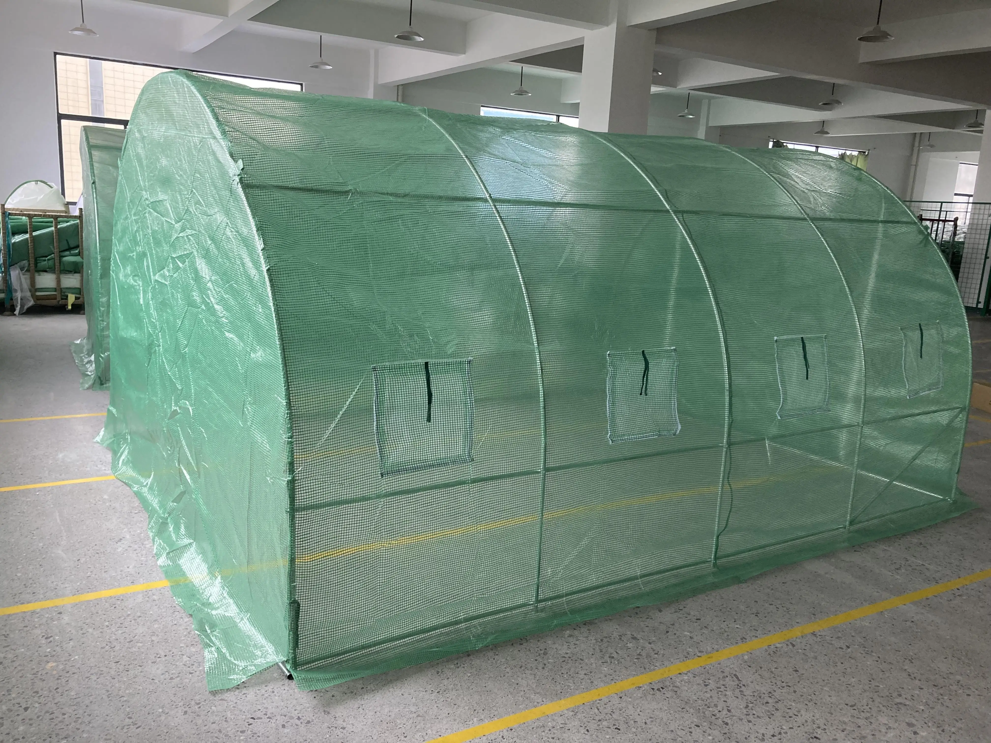 4x3x2m Greenhouse for Outdoors Heavy Duty Large Portable Winter Garden High Tunnel Walk-in Green House