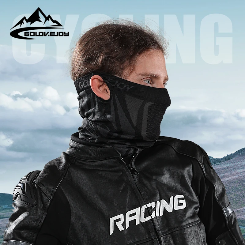 GOLOVEJOY DTJ44 Customized Outdoor Sports Multi-Purpose Headdress Cycling Facemask Neck Gaiter Warm Fleece Bandana