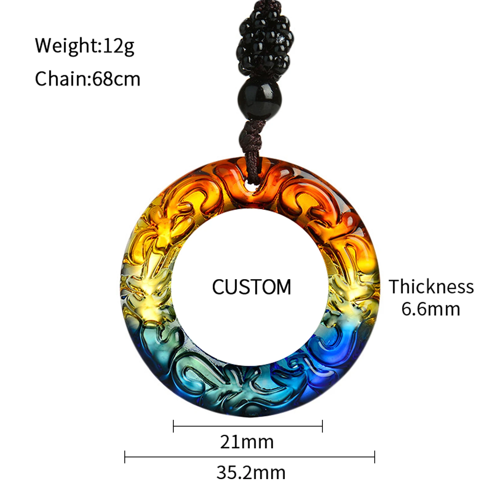 GIVELUCK Factory direct sales  K9 crystal Christian pendants birthday gifts on sale