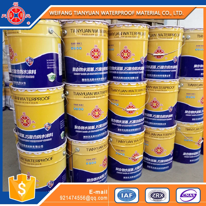 Wholesale eco-friendly liquid rubber roof exterior wall acrylic waterproof coating