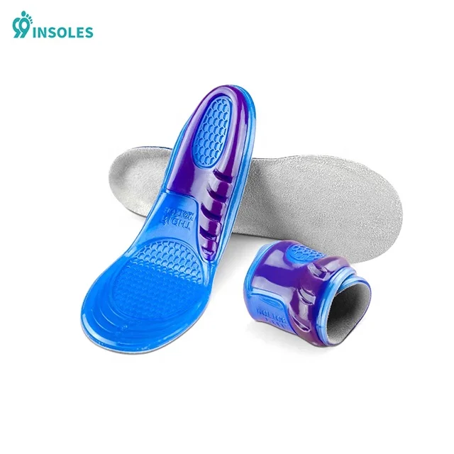 99insoles Full Length Shoe Insole Heel Pad Cushion Anti-shock TPE Sport Running Gel Sports Shoe Insoles