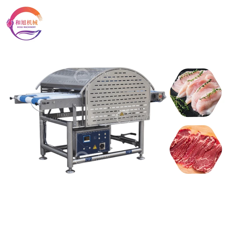 Commercial Meat Slicing Machine Horizontal Meat Slicer Chicken Breast Fillet Machine Salmon and Bacon Meat Slicer