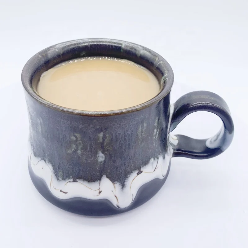 Фарфоровые кофейные кружки ручной работы Jingdezhen, керамические чашки для эспрессо, кофейные чашки 7 унций 8 унций 200 мл
