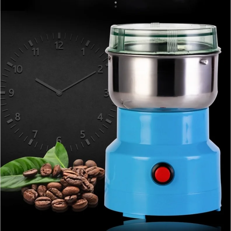 Milling Powder Grain Pulverizer Dry Spices Automatic Mini Electric Coffee Grinder 220V/110V 100g Grinding Machine