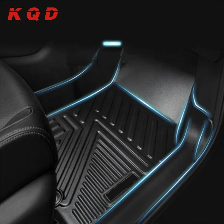 Низкая цена Высокое качество Пользовательский логотип 5D автомобильный коврик оптовая продажа легко чистить Противоскользящий ТПЭ/ТПО автомобильные коврики для