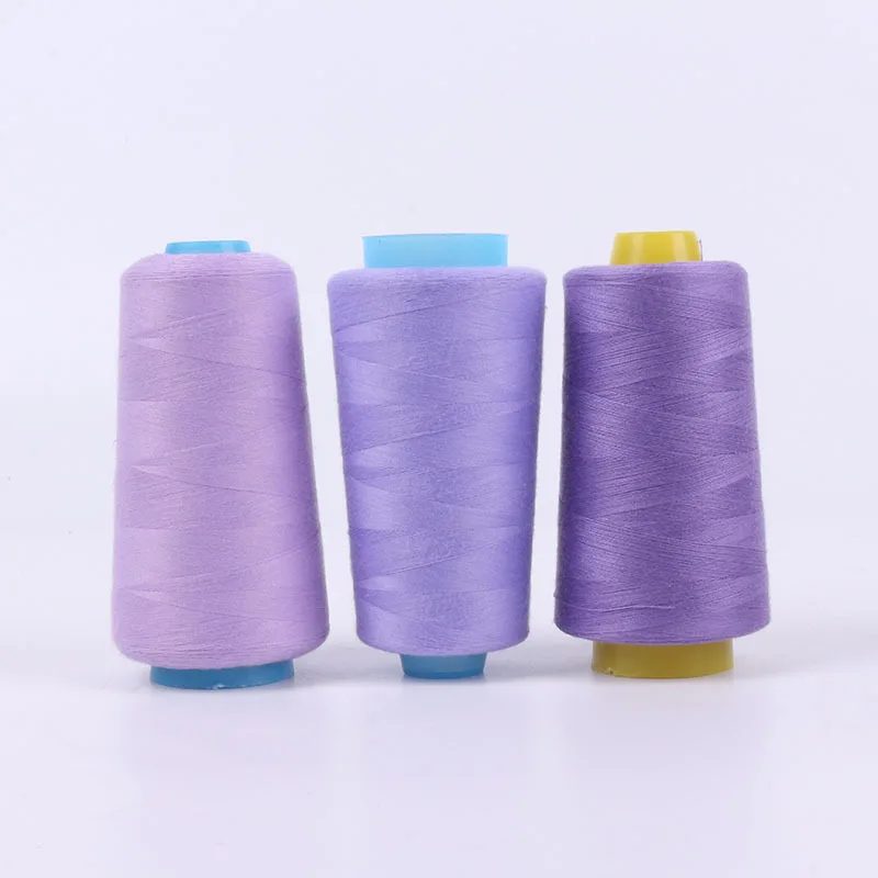 Factory direct sales cheap 3000 yards high-speed 402 polyester sewing thread for sewing garment