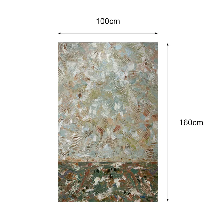 Искусство-Ручная роспись маслом на холсте Цветы картины Современный домашний интерьер Декор абстрактное искусство