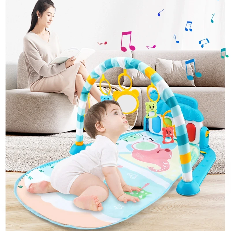 Jumon Kid Rug Puzzle Mat Carpet Piano Keyboard Baby Toy Playmat Fitness Frame Baby Musical Activity Gym Playmat
