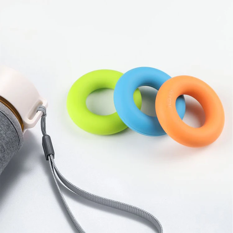 3PCS Set Hand Gripper Grip Silicone Ring Resistance Strength Trainer Exerciser