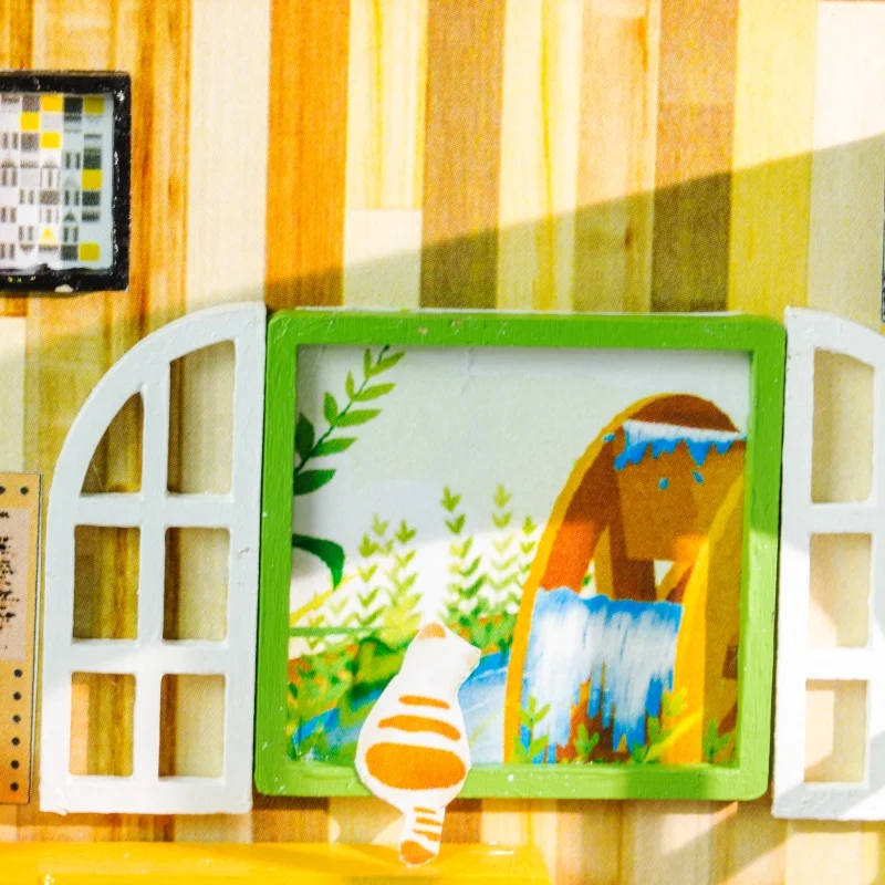 IIECREATE Doll House Toys Mini Furniture Handmade Model High Quality Toy Furniture Doll House