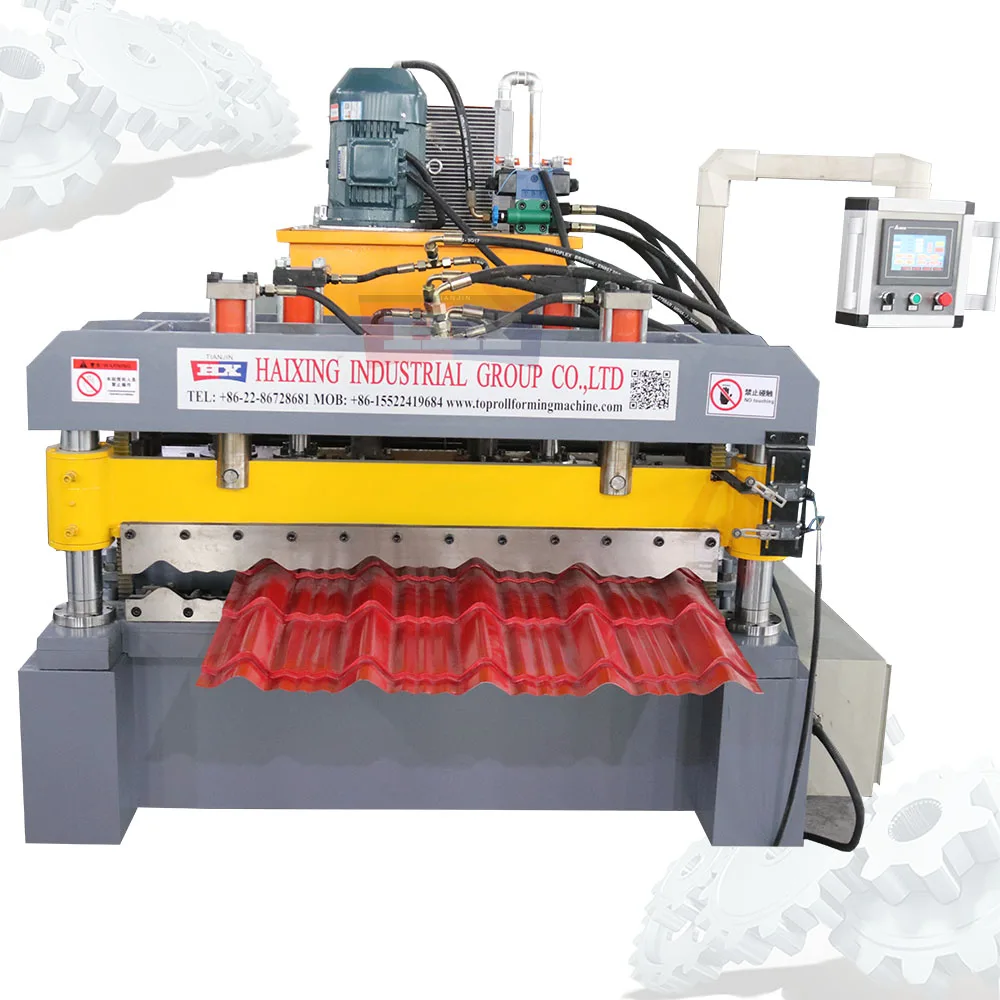 HAIXING Glacure Tole De Toiture Machine Moulage