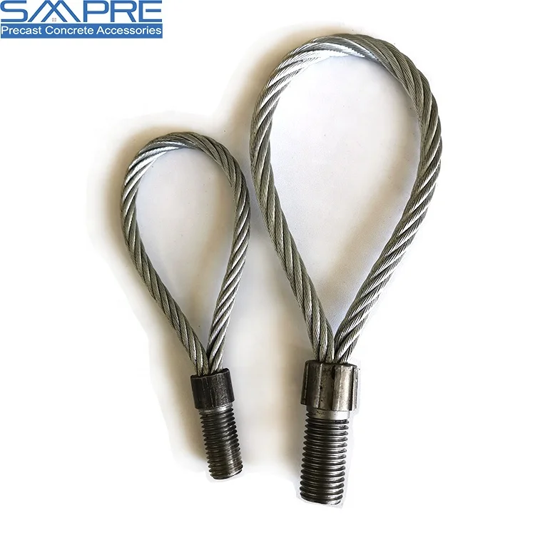 precast concrete lifting loop with round thread