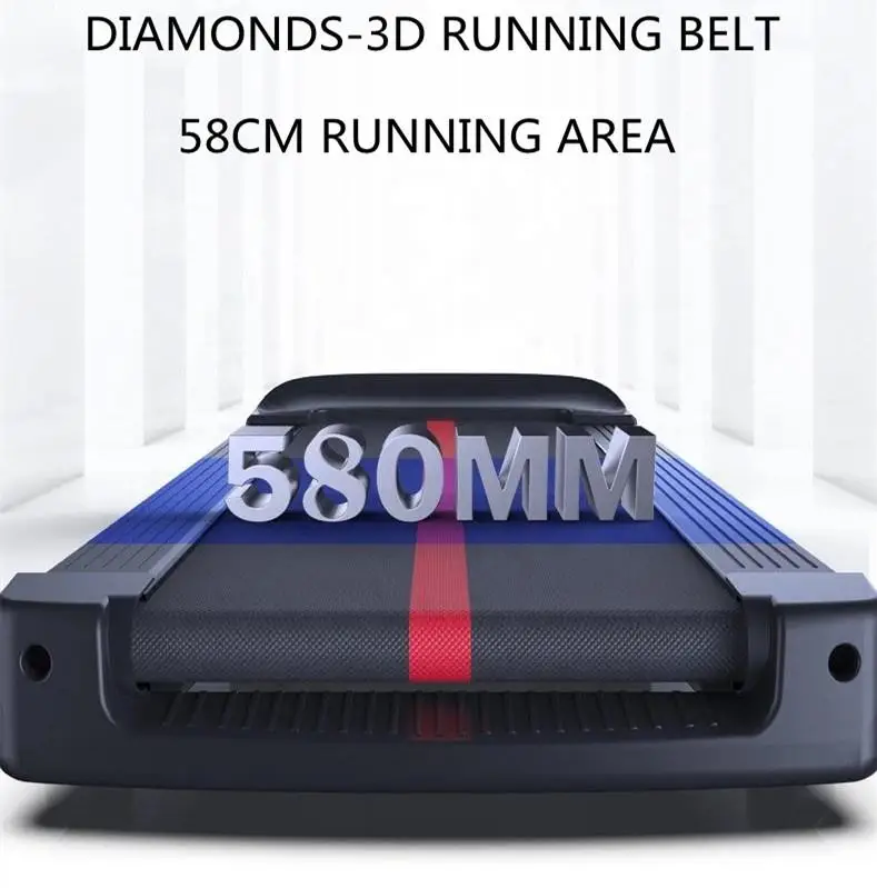 TUDEEN Gym Fitness Center Indoor Home Black Steel Mechanical Wireless LCD Screen Unisex Treadmill Customized Logo Available Home