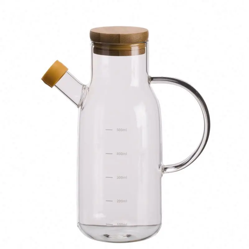 Лидер продаж, высококачественный продукт, термостойкий стеклянный контейнер для уксуса с логотипом клиента