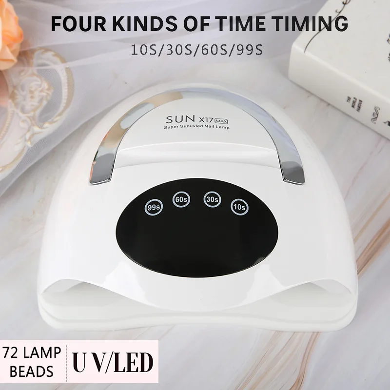 SUNX17MAX 320W Fast 220w Gel Polish Portable Nail Light Professional Nail Dryer UV LED Nail Lamp With Phone Holder
