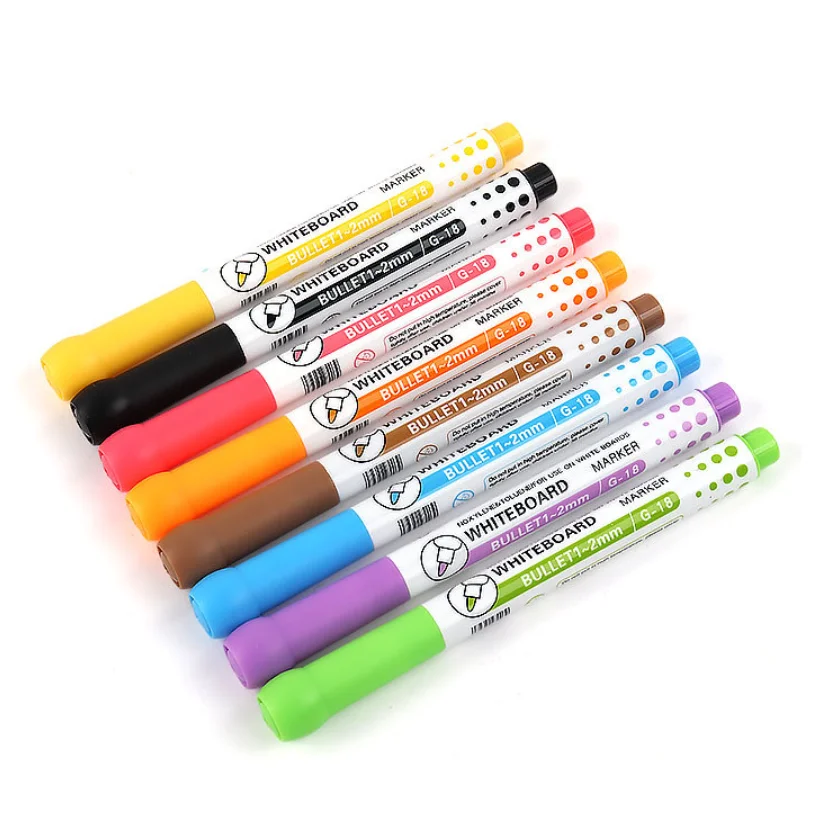 Kids colored Whiteboard Art Marker Pen with Air vent for home school office