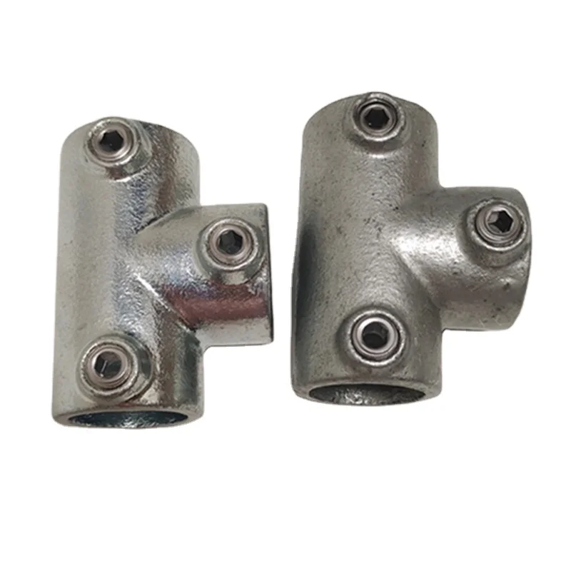 Key clamp FACTORY Structural pipe fittings with jackscrew 104 Long Tee